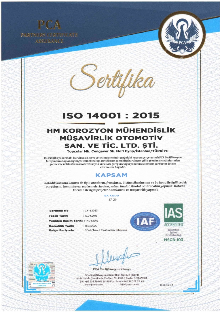 ISO Belgesi